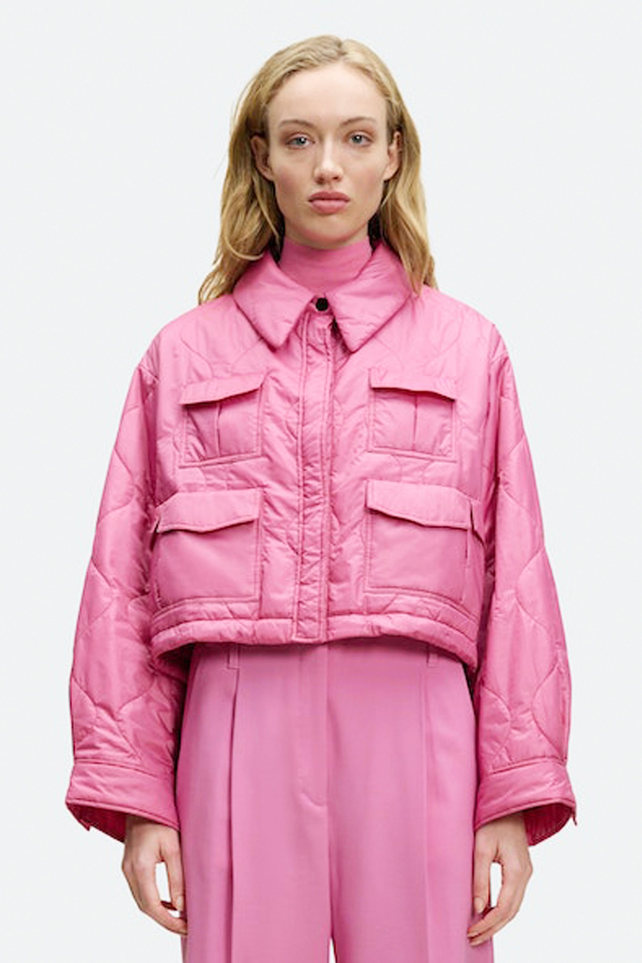 Dorothee Schumacher Cozy Coolness Jacket in Adored Pink