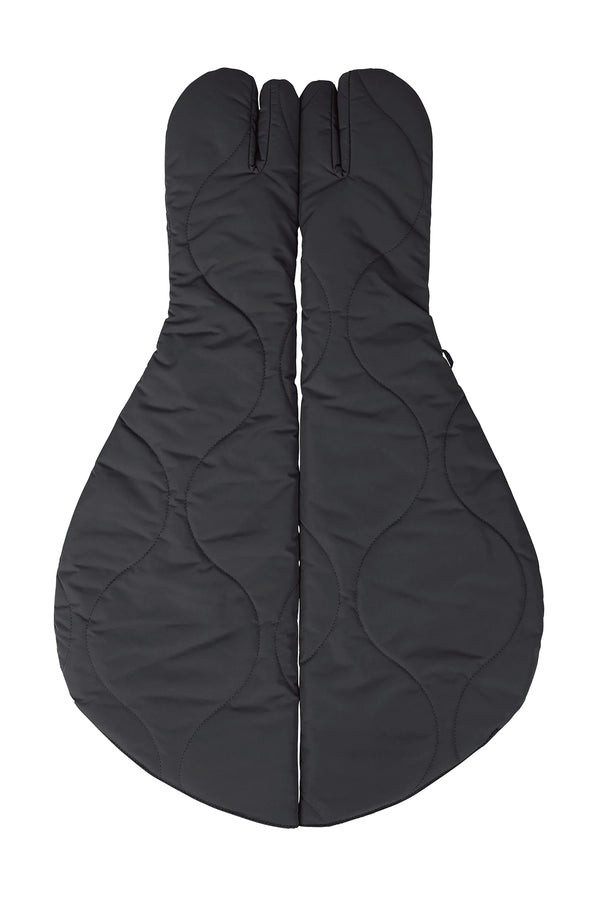 Pleats Please Issey Miyake Asteroid Insulated Mittens in Black