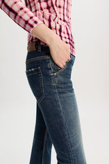 Dorothee Schumacher Cropped Flared Jeans with Westerm Detail