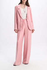 Dorothee Schumacher Slouchy Wide Leg Pants in Pink