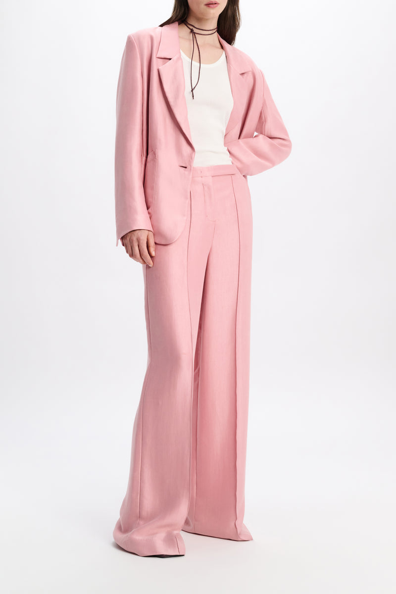 Dorothee Schumacher Slouchy Wide Leg Pants in Pink