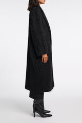 Dorothee Schumacher Classic Wool-Mohair Coat in Black