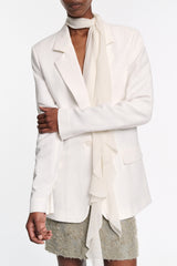 Dorothee Schumacher Technical Linen Blazer in White