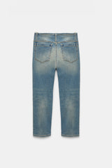 Dorothee Schumacher Fitted Capri Jeans with Frayed Waist