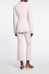 Dorothee Schumacher Punto Milano Buttoned Blazer in Oat