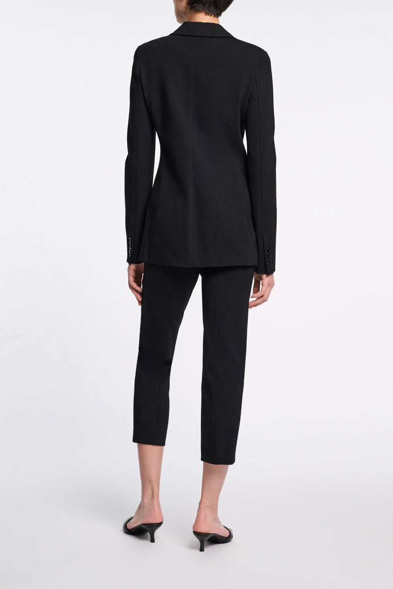 Dorothee Schumacher Punto Milano Buttoned Blazer in Black