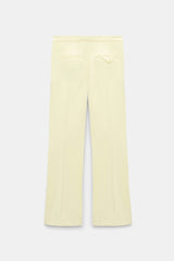 Dorothee Schumacher Punto Milano Cropped Flares in Pastel Yellow