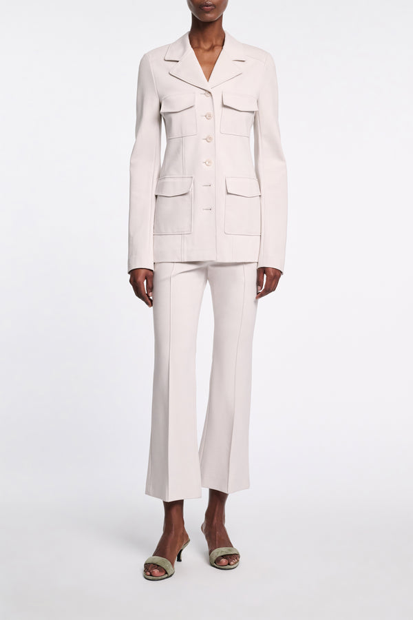 Dorothee Schumacher Punto Milano Cropped Flares in Oat