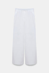 Dorothee Schumacher Relaxed Cotton Poplin Pants in White