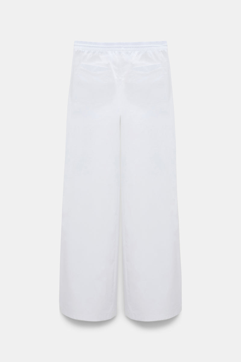 Dorothee Schumacher Relaxed Cotton Poplin Pants in White