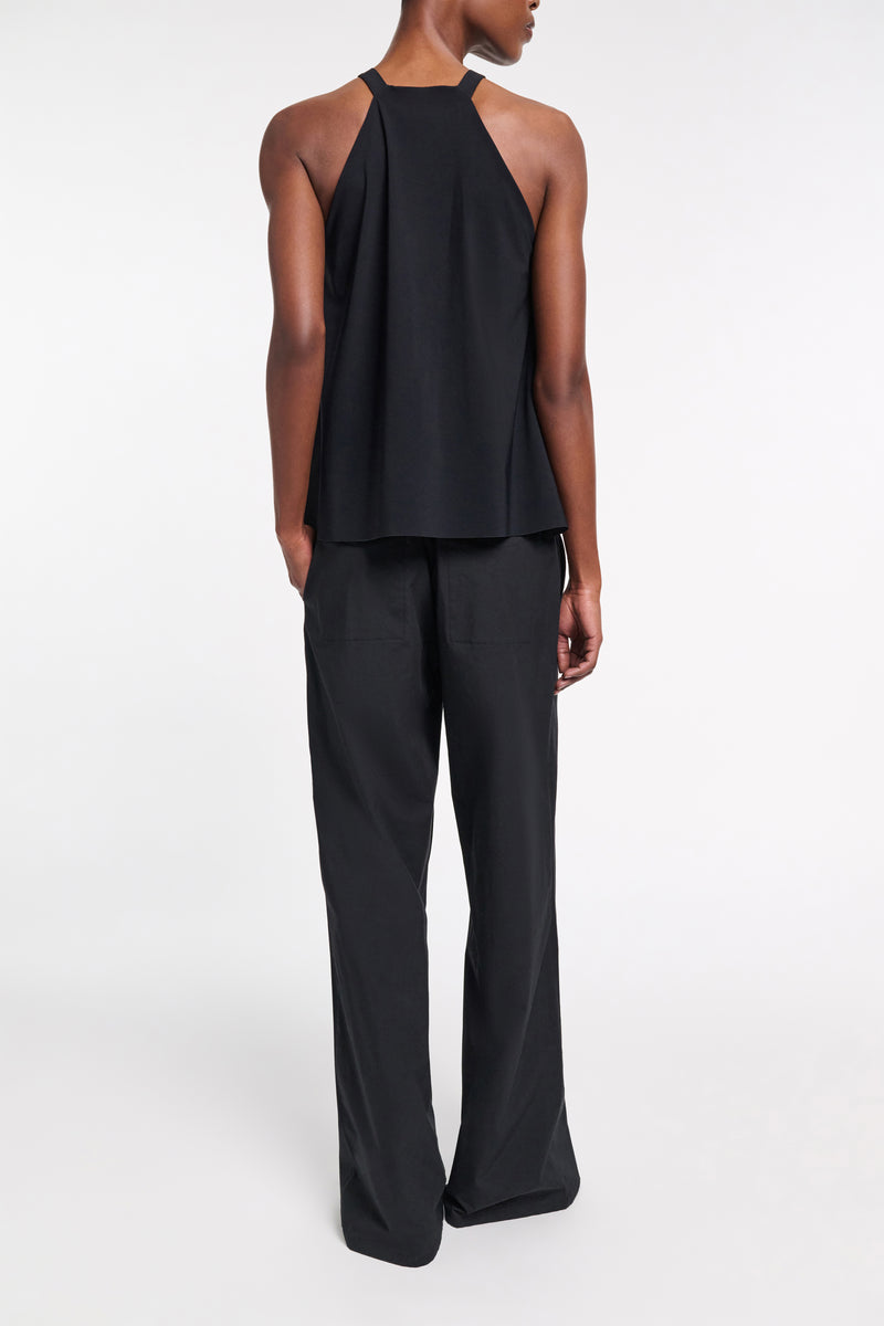 Dorothee Schumacher Relaxed Cotton Poplin Pants in Black