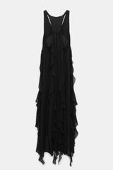 Dorothee Schumacher Silk Georgette Festival Top in Black