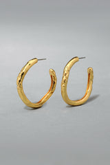 Alexis Bittar Brut Gold Tube Hoop Earring Vancouver. Shop Online or in Store. 