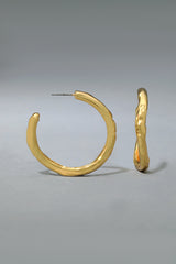 Alexis Bittar Brut Gold Tube Hoop Earring Vancouver. Shop Online or in Store. 