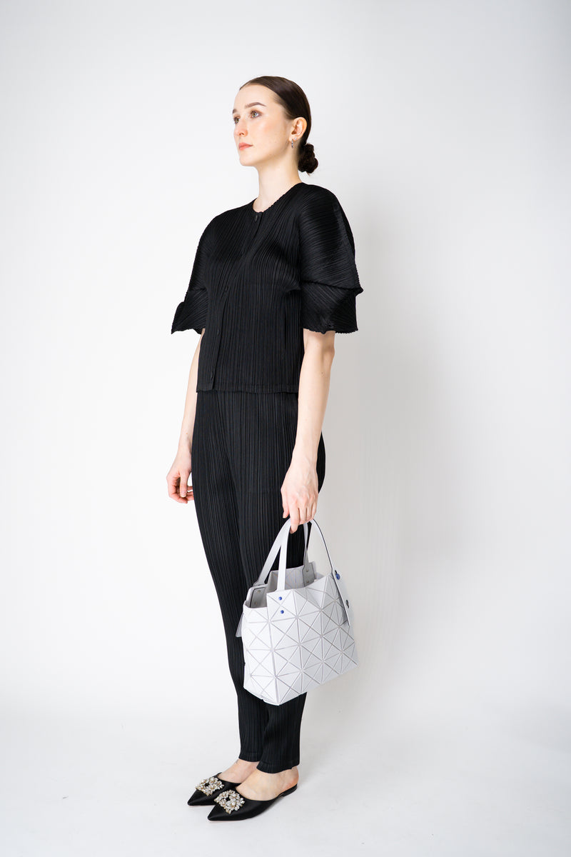 Bao Bao Issey Miyake Carat Matte Hand Bag in Light Grey