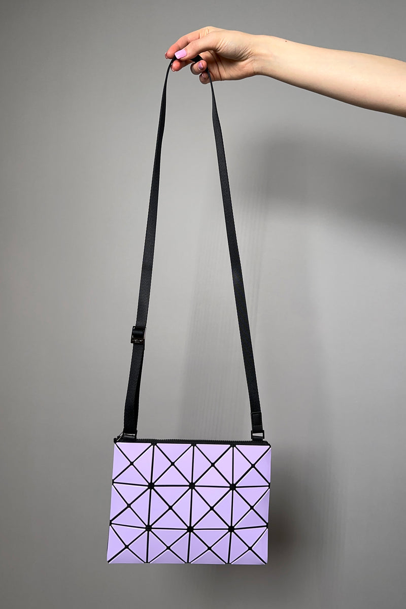 Bao Bao Issey Miyake Lucent Gloss Geometric Crossbody Bag - Purple