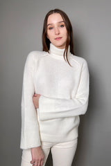 Dorothee Schumacher Cozy Comfort Pullover in Camellia White