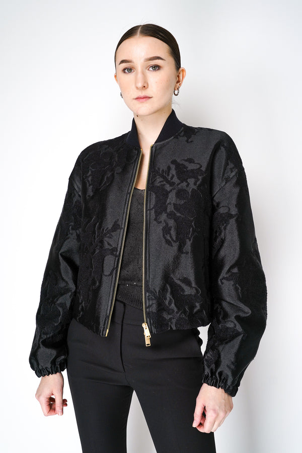 Fabiana Filippi Black Leather/Wool deals Jacket