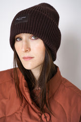 Rag & Bone Blake Beanie in Chocolate Brown Vancouver. Shop Online or in Store