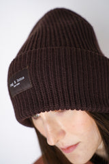 Rag & Bone Blake Beanie in Chocolate Brown Vancouver. Shop Online or in Store