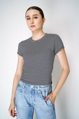 Rag & Bone Luca Striped Baby Tee Vancouver. Shop Online or in Store. 