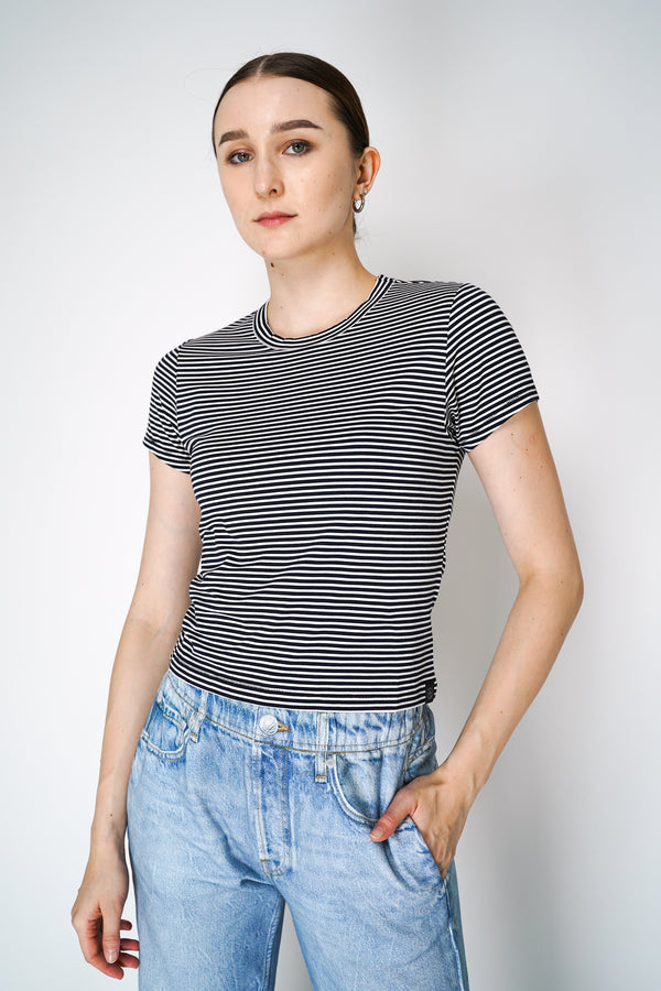 Rag & Bone Luca Striped Baby Tee Vancouver. Shop Online or in Store. 