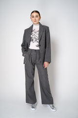 Antonelli Palladio Flannel Trousers in Grey Vancouver. Shop Online or in Store.