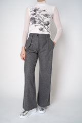 Antonelli Palladio Flannel Trousers in Grey Vancouver. Shop Online or in Store.