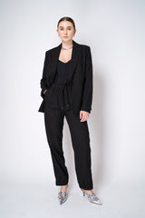 Antonelli Ginestra Sequined Wool Blend Blazer in Black Vancouver. Shop Online or in Store.