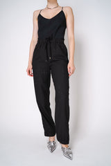 Lorena Antoniazzi Feather Weight Silk Blend Camisole in Black Vancouver. Shop Online or in Store. 