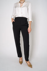 Antonelli Sidro Crepe Pull on Pants in Black Vancouver. Shop Online or in Store.