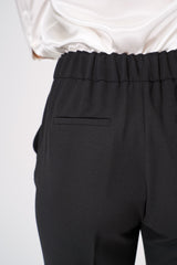 Antonelli Sidro Crepe Pull on Pants in Black Vancouver. Shop Online or in Store.