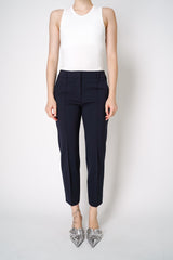 Dorothee Schumacher Emotional Essence Cigarette Pants in Navy