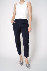 Dorothee Schumacher Emotional Essence Cigarette Pants in Navy