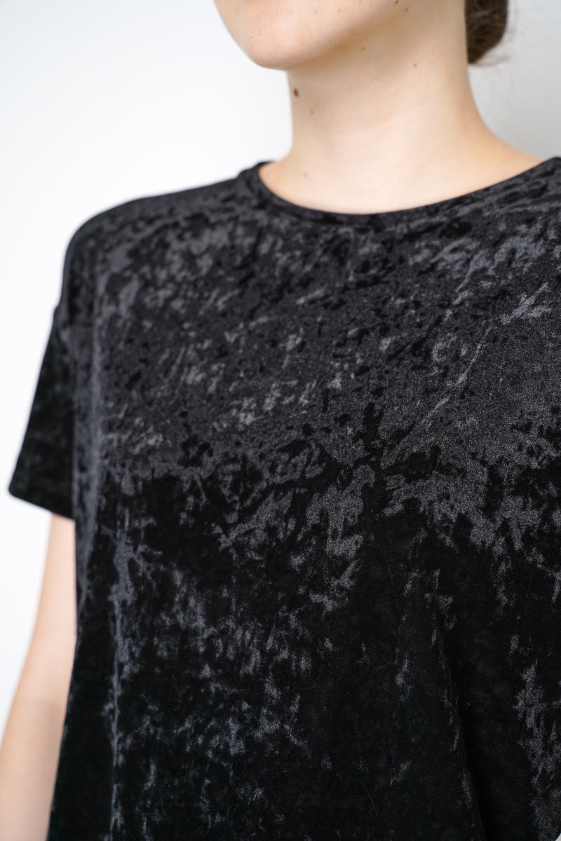 Herno Velvet T-Shirt in Black Vancouver. Shop Online or in Store. 