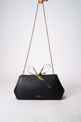 Alexis Bittar Scissor Clutch in Black Vancouver. Shop Online or in Store.