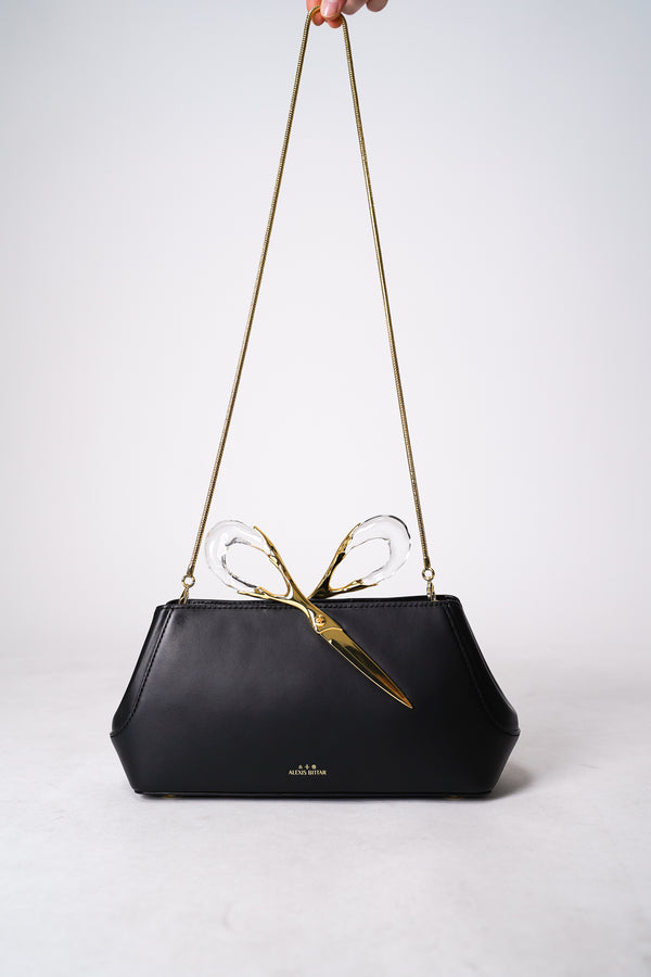 Alexis Bittar Scissor Clutch in Black Vancouver. Shop Online or in Store. 