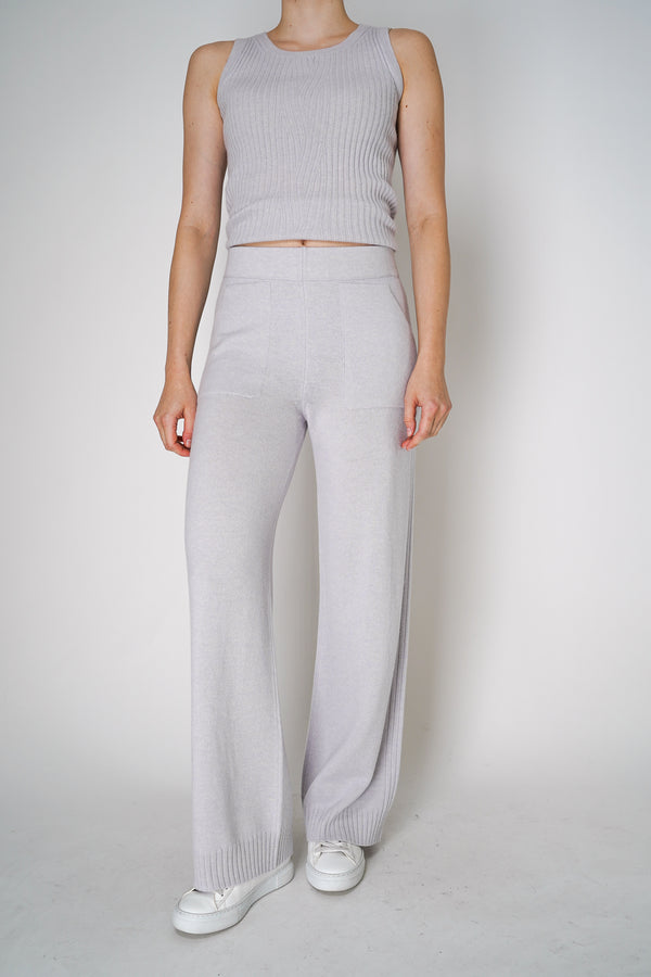 Tonet Cashmere Blend Knit Pull-On Pants in Light Grey Vancouver. Shop Online or in Store. 