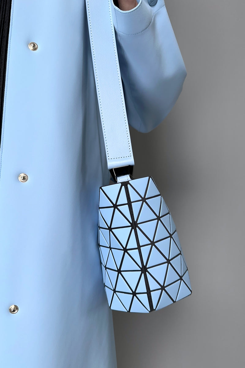 Bao Bao Issey Miyake Crystal Matte Shoulder Bag in Ice Blue 