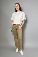 Dorothee Schumacher Denim Attraction Pants in Light Khaki Vancouver. Shop Online or in Store. 