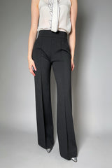 Dorothee Schumacher Emotional Essence Wide Leg Pants in Dark Charcoal Grey - Ashia Mode - Vancouver, BC