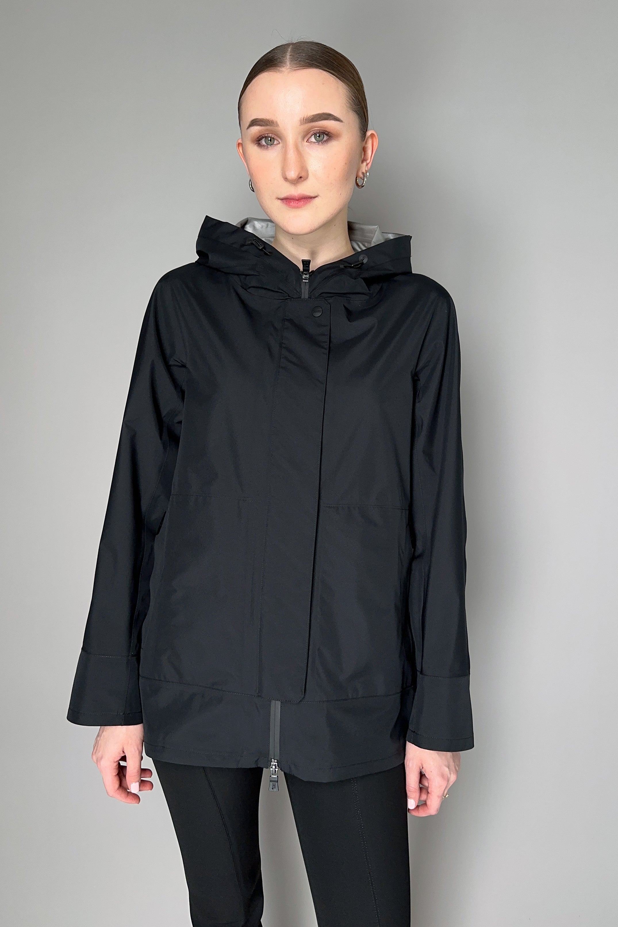 Herno A-line Laminar Gore-Tex Rain Jacket in Black – Ashia Mode