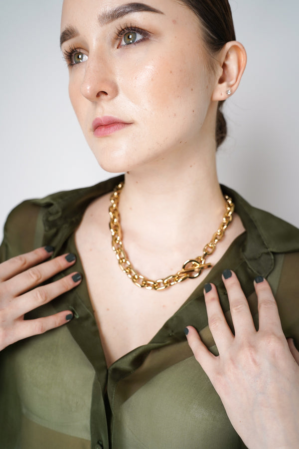 Fabiana Filippi Diamond Chain Necklace in Gold