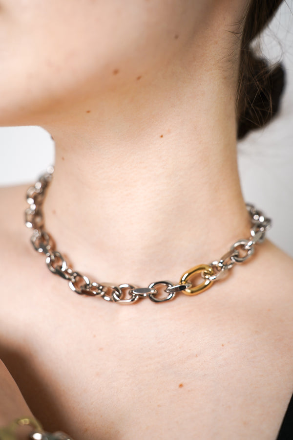 Fabiana Filippi Diamond Chain Necklace in Silver