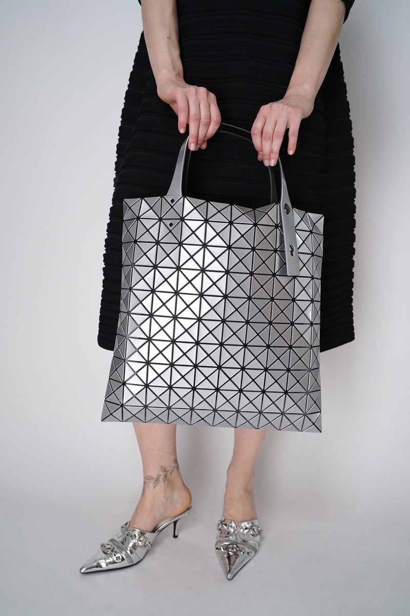 Bao Bao Issey Miyake Prism Tote Bag in Metallic Grey