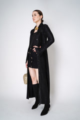 Philosophy di Lorenzo Serafini Long Sequined Duster in Black