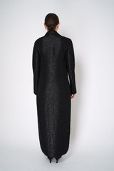 Philosophy di Lorenzo Serafini Long Sequined Duster in Black