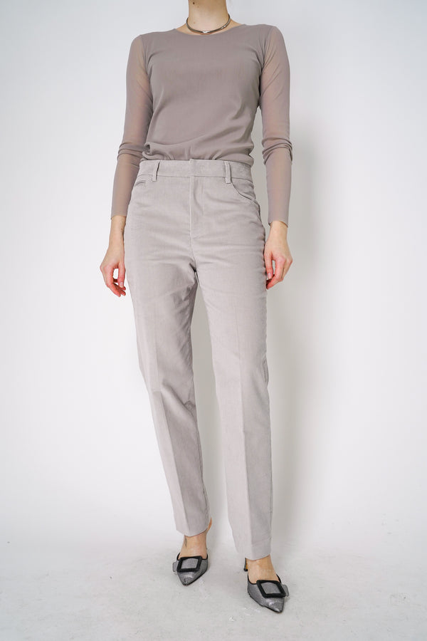 Lorena Antoniazzi  Corduroy Trousers in Taupe