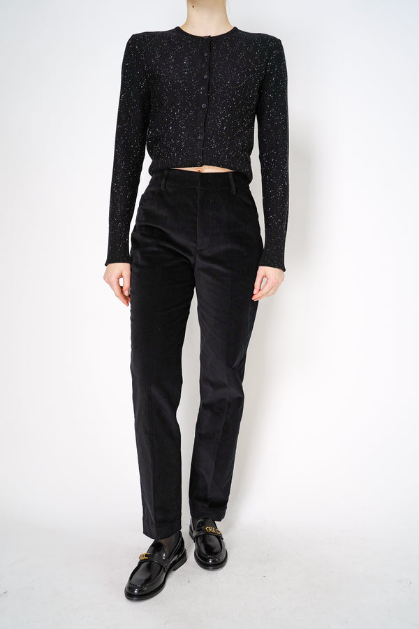 Lorena Antoniazzi  Corduroy Trousers in Black