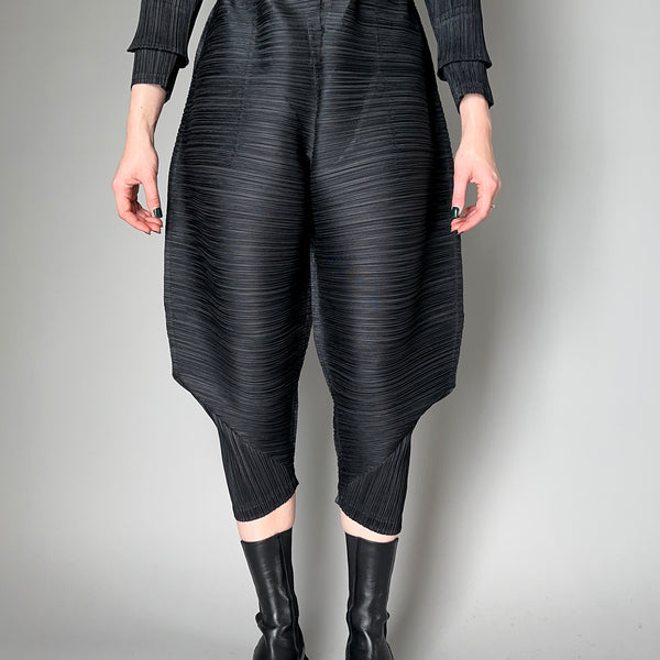 Pleats Please Issey Miyake Thicker Bounce Pants in Black